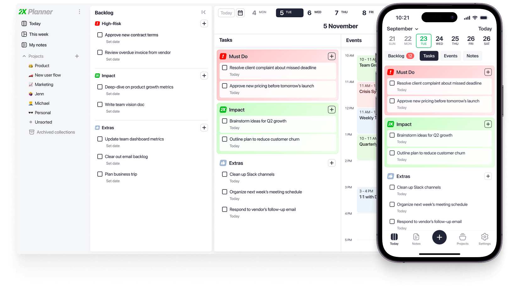 2X Planner